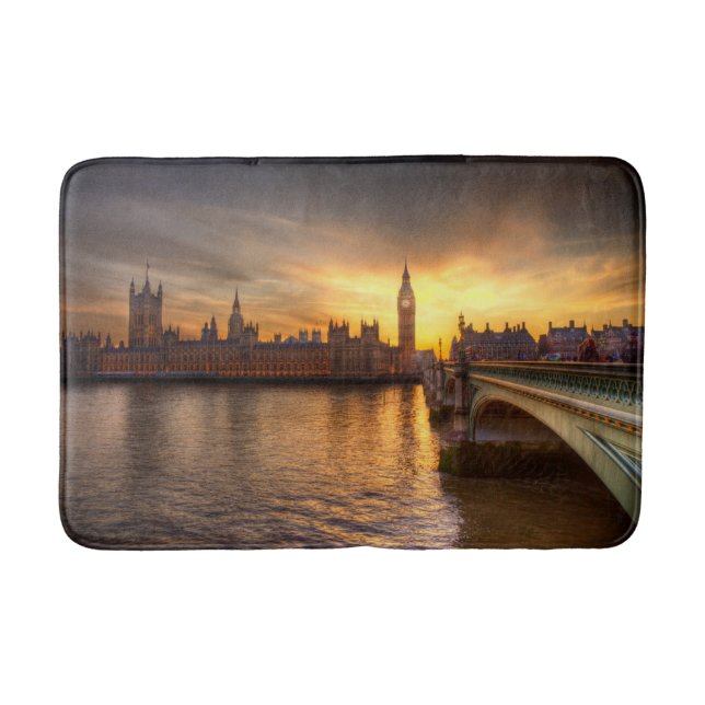 Monuments | Big Ben & Houses of Parliament Bath Mat (Front)
