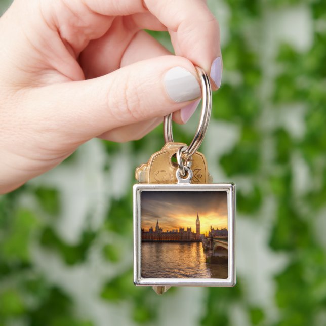 Monuments | Big Ben & Houses of Parliament Key Ring (Hand)