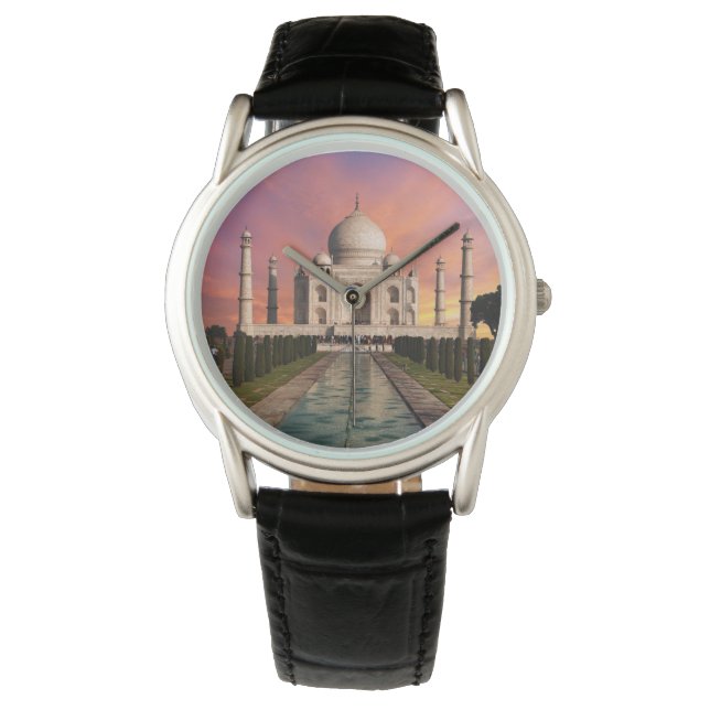 Monuments | Colorful View of the Taj Mahal Watch (Front)
