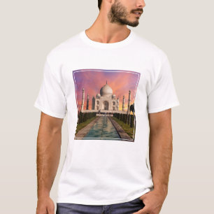 Monuments   Colourful View of the Taj Mahal T-Shirt