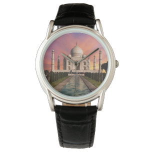 Monuments   Colourful View of the Taj Mahal Watch