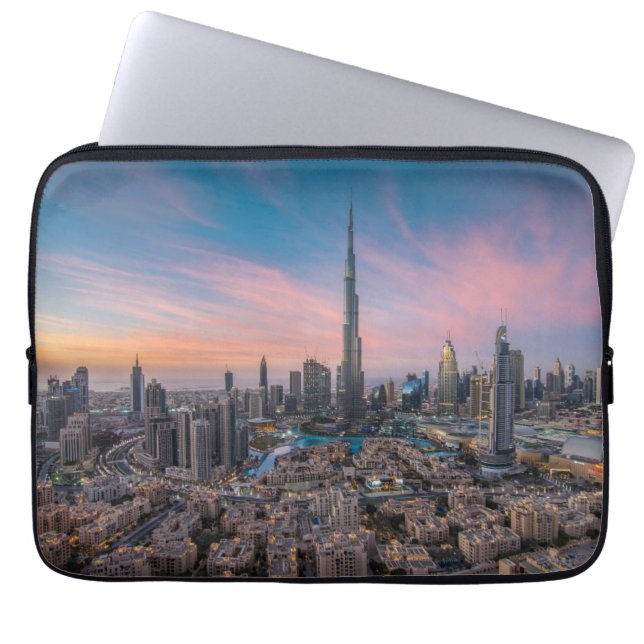 Monuments | Dubai Cityscape Laptop Sleeve (Front)