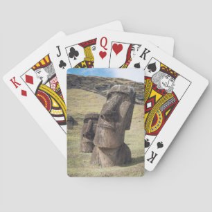 Monuments Easter Island, Chile Playing Cards