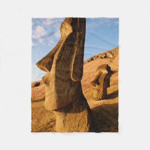 Monuments   Easter Island Fleece Blanket