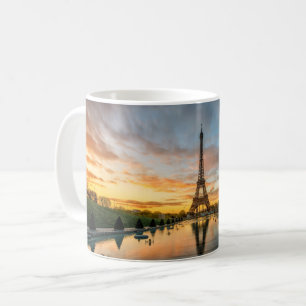 Monuments Eiffel Tower Sunrise Coffee Mug