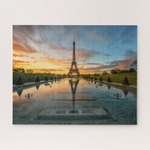 Monuments   Eiffel Tower Sunrise Jigsaw Puzzle
