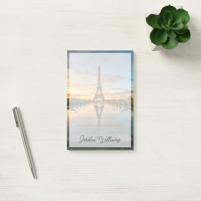 Monuments | Eiffel Tower Sunrise Post-it Notes (Office)