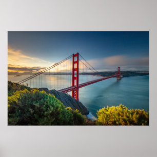 Monuments Golden Gate San Francisco Poster
