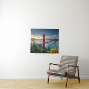 Monuments Golden Gate San Francisco Tapestry