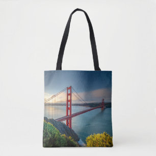 Monuments Golden Gate San Francisco Tote Bag