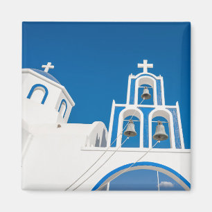 Monuments Greek Blue Dome Church Magnet
