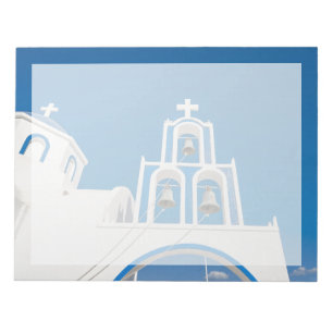 Monuments   Greek Blue Dome Church Notepad