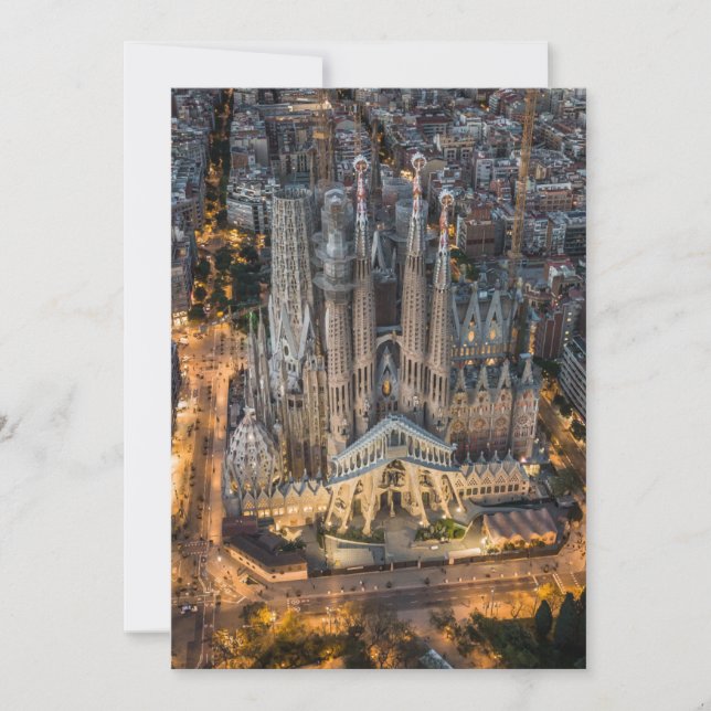 Monuments | La Sagrada Familia Thank You Card (Front)