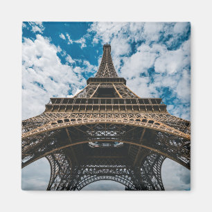 Monuments Looking Up at the Eiffel Tower Magnet