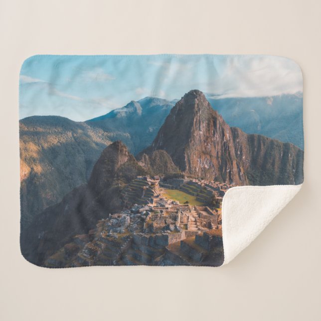 Monuments | Machu Picchu, Peru Sherpa Blanket (Front (Horizontal))
