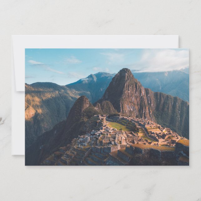 Monuments | Machu Picchu, Peru Thank You Card (Front)