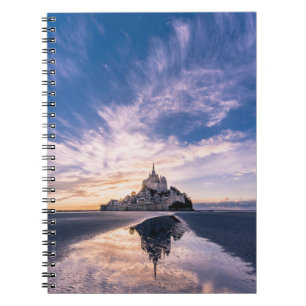 Monuments   Mont Saint-Michel, Normandy France Notebook