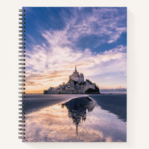 Monuments Mont Saint-Michel, Normandy France Notebook