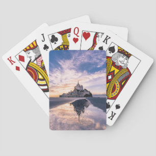 Monuments   Mont Saint-Michel, Normandy France Playing Cards
