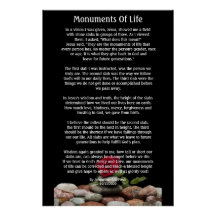 Monuments Of Life Poetry