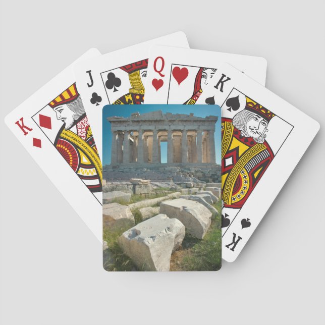 Monuments | Parthenon Athens, Greece Playing Cards (Back)