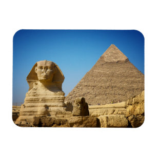Monuments   Sphinx & Pyramid of Egypt Magnet