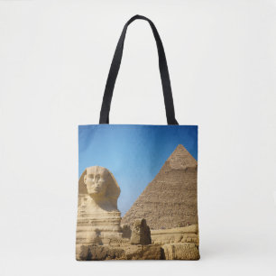 Monuments Sphinx & Pyramid of Egypt Tote Bag