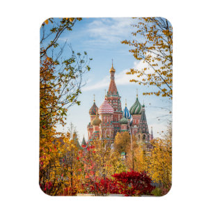 Monuments St. Basil's Cathedral Moscow Magnet