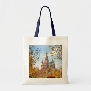 Monuments St. Basil's Cathedral Moscow Tote Bag