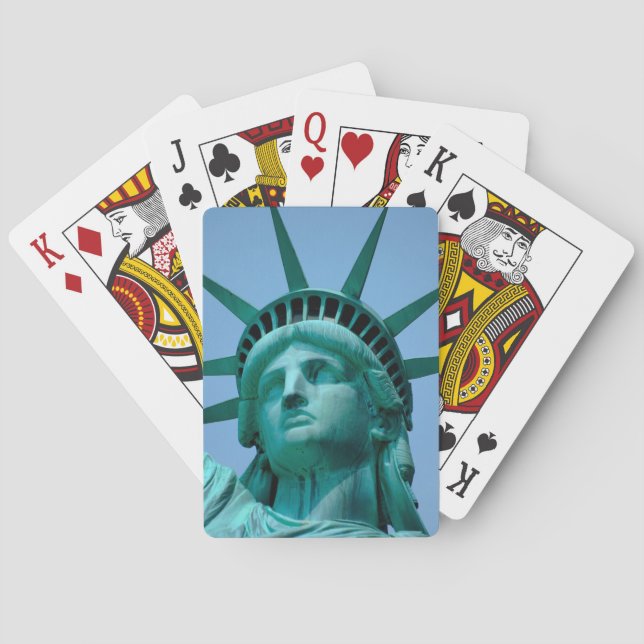 Monuments | Statue of Liberty Face Playing Cards (Back)