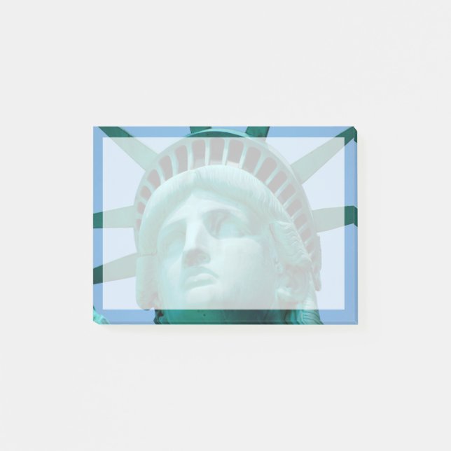 Monuments | Statue of Liberty Face Post-it Notes (Front)