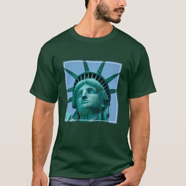 Monuments | Statue of Liberty Face T-Shirt (Front)