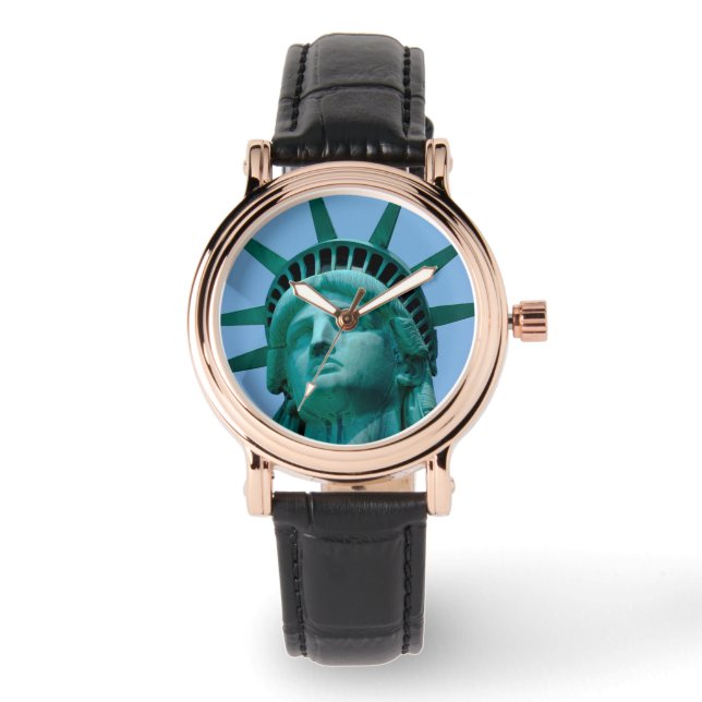 Monuments | Statue of Liberty Face Watch (Front)
