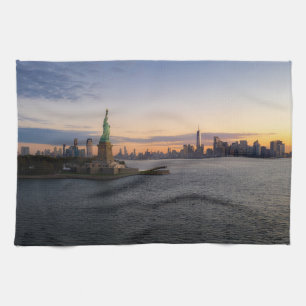 Monuments Statue of Liberty NYC Tea Towel