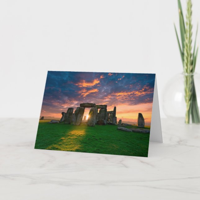 Monuments | Stonhenge, England Card (Front)