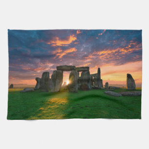 Monuments Stonhenge, England Tea Towel