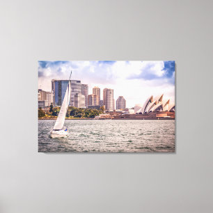 Monuments Sydney Opera House Canvas Print