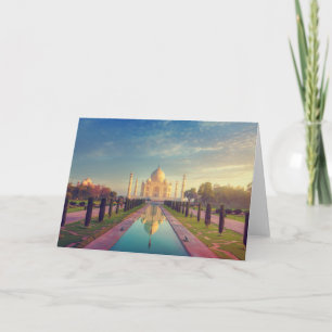 Monuments Taj Mahal Colours Card