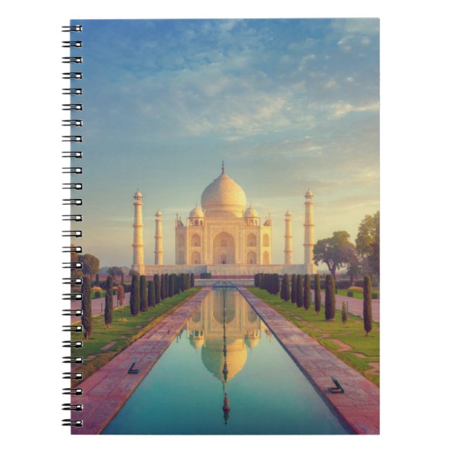 Monuments | Taj Mahal Colours Notebook (Front)