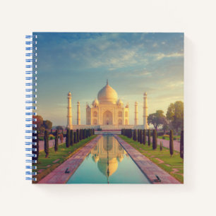 Monuments Taj Mahal Colours Notebook