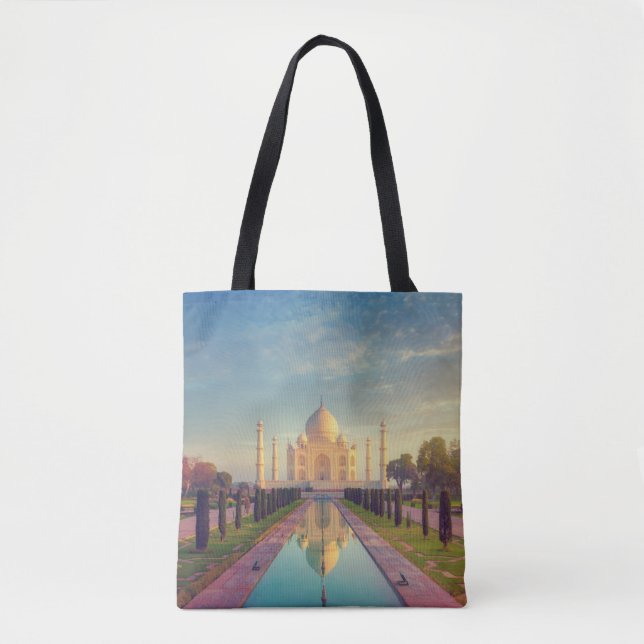 Monuments | Taj Mahal Colours Tote Bag (Front)
