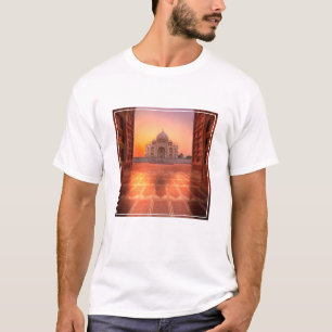 Monuments Taj Mahal, India at Sunset T-Shirt