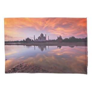 Monuments   Taj Mahal Sunset Pillowcase