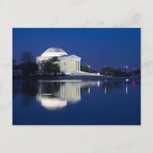 Monuments   The Jefferson Memorial Postcard