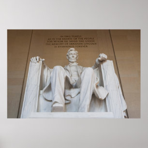 Monuments The Lincoln Memorial Poster