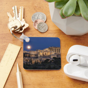 Monuments   The Parthenon Athens, Greece Key Ring