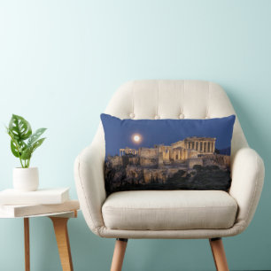 Monuments   The Parthenon Athens, Greece Lumbar Cushion