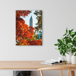 Monuments Washington Monument in Autumn Canvas Print