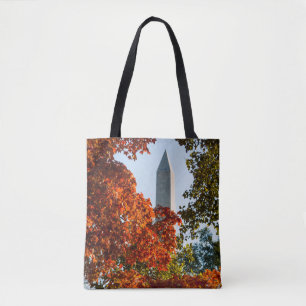 Monuments Washington Monument in Autumn Tote Bag