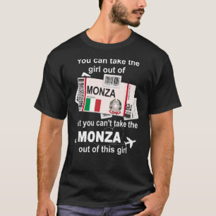 Monza Boarding Pass Monza Girl Monza T-Shirt